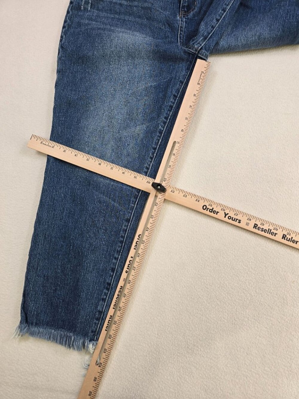 Liverpool Non-Skinny Skinny Liv Hi-Rise Jeans Size 12/31 Crop Raw Hem - Picture 4 of 5